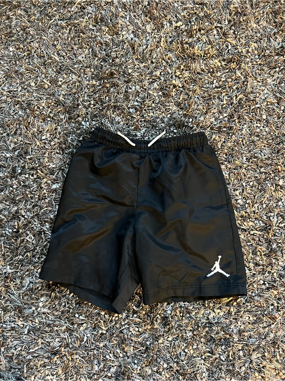Jordan Boys Black Athletic Shorts Jumpman Size M 10-12